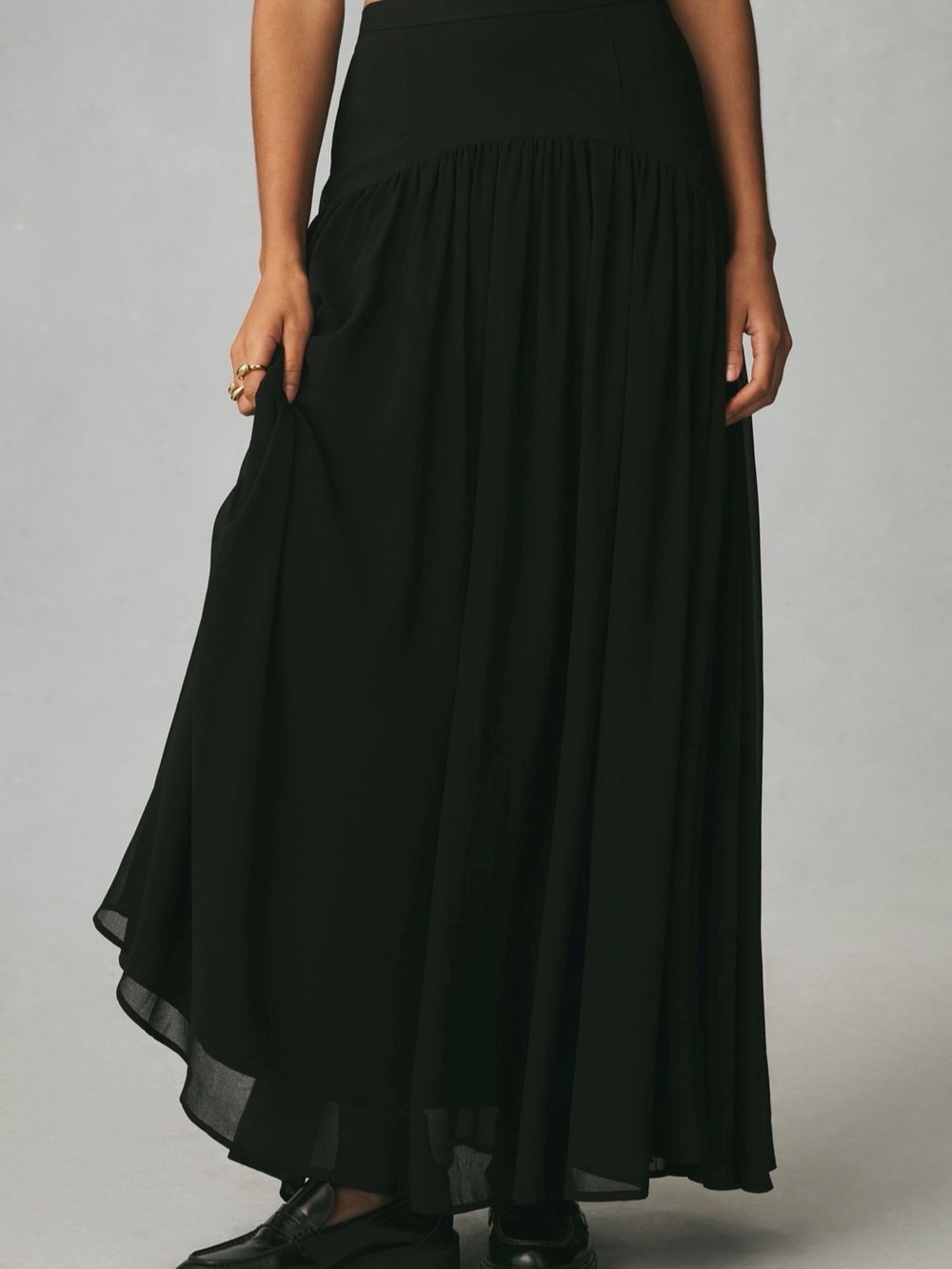 Hutch Black Maxi Skirt